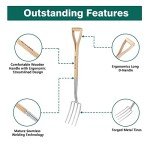 Berry&Bird Ergonomic Stainless Steel Digging Fork