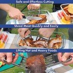 Heavy-Duty Meat Claws for Easy Shredding