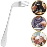 Beavorty Ergonomic Left-Handed Fork for Easy Grasp
