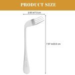 Beavorty Ergonomic Left-Handed Fork for Easy Grasp