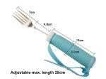 Adjustable Stainless Steel Fork for Easy Eating