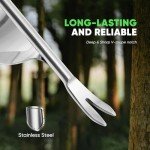 Ergonomic Hand Weeder Tool for Easy Weed Removal