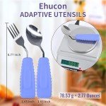 Ehucon Adaptive Weighted Utensils for Easy Gripping