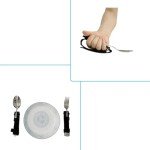 Adaptive Hand Strap Utensil Holders for Easy Eating