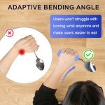 Adaptive Weighted Utensils for Hand Tremors, Purple
