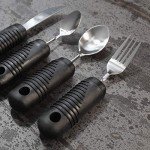Easy Grip Utensil Set with Built-Up Handles