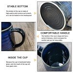 Otevymu 18 Oz Starry Blue Ceramic Mug