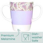Rosa Lifestyle Lightweight Two-Handled Melamine Mug