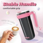 20 oz Insulated Travel Coffee Tumbler with Handle