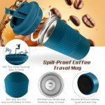 Insulated Stainless Steel Travel Coffee Mug - 17oz