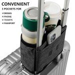 Riemot Travel Cup Holder for Suitcase - Black