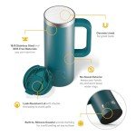 RTIC 20oz Insulated Travel Mug for Hot & Cold Drinks