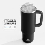 40 oz Insulated Tumbler with Handle & Straw