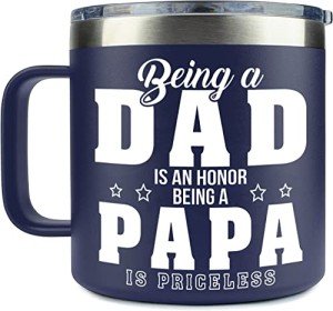 Insulated Navy Mug for Dad and Grandpa