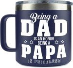 Insulated Navy Mug for Dad and Grandpa