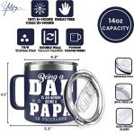 Insulated Navy Mug for Dad and Grandpa