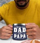 Insulated Navy Mug for Dad and Grandpa
