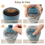 PHILORN 12 Oz Insulated Travel Coffee Mug