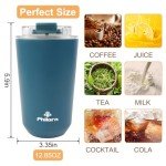 PHILORN 12 Oz Insulated Travel Coffee Mug