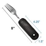 Weighted Easy Grip Fork for Better Control