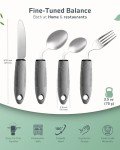Adaptive Utensils Set for Hand Tremors 4-Piece