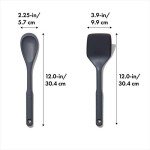 OXO Good Grips Silicone Utensil Set - Gray