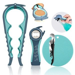 Multi-Function Jar Opener for Weak Hands