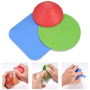 3 Rubber Jar Gripper Pads for Easy Opening
