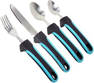 Adaptive Weighted Utensils for Easy Grip 4PC Set