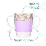 Rosa Lifestyle Lightweight Two-Handled Melamine Mug