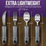BUNMO Adaptive Utensils for Easy Eating - 4 Piece Set