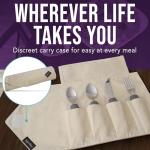 BUNMO Adaptive Utensils for Easy Eating - 4 Piece Set