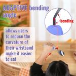 Ehucon Weighted Adaptive Spoon and Fork Set