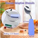 Ehucon Weighted Adaptive Spoon and Fork Set