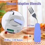 Ehucon Weighted Adaptive Spoon and Fork Set