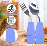 Ehucon Weighted Adaptive Spoon and Fork Set