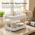 Zosenley 2-Tier Drying Rack for Cups & Mugs