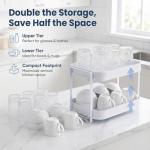 Zosenley 2-Tier Drying Rack for Cups & Mugs