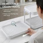 Zosenley 2-Tier Drying Rack for Cups & Mugs