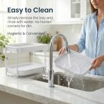 Zosenley 2-Tier Drying Rack for Cups & Mugs