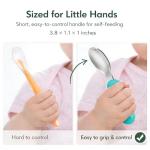 Dinosaur Baby Fork and Spoon Set with Case