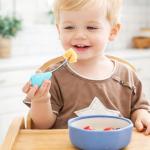 Dinosaur Baby Fork and Spoon Set with Case