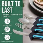 Adaptive Utensils Set for Elderly & Disabled