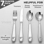 Weighted Silverware Set for Tremors and Arthritis