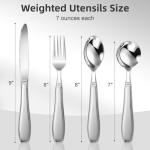 Weighted Utensils Set for Hand Tremors & Arthritis