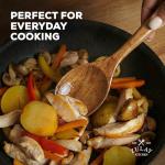 Zulay Kitchen 6-Piece Heat-Resistant Wooden Spoon Set