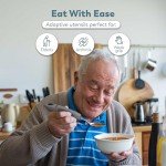 BUNMO Adaptive Utensils for Easy Eating - 4 Piece Set