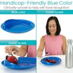 Vive Non-Skid Scoop Plates for Easy Eating