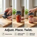 Adjustable Easy Grip Jar Opener for Everyone