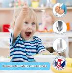 12-Piece Stainless Steel Kids Utensil Set
